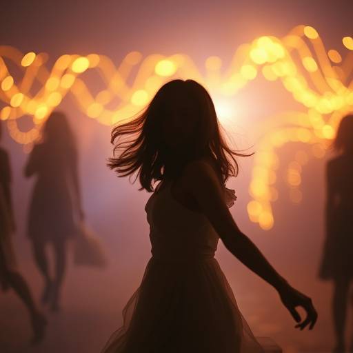 Image du film 'La Danse des Lumières', réalisé par une étudiante.